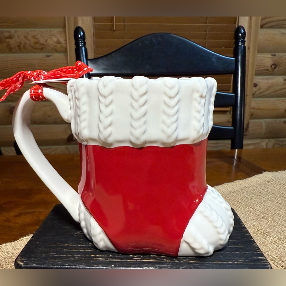 CHRISTMAS STOCKING Rae Dunn Mug - Picture 4 of 4